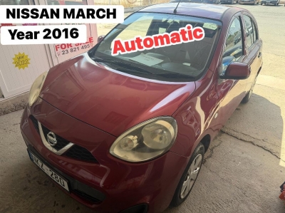NISSAN MARCH NKZ280 RED 2016